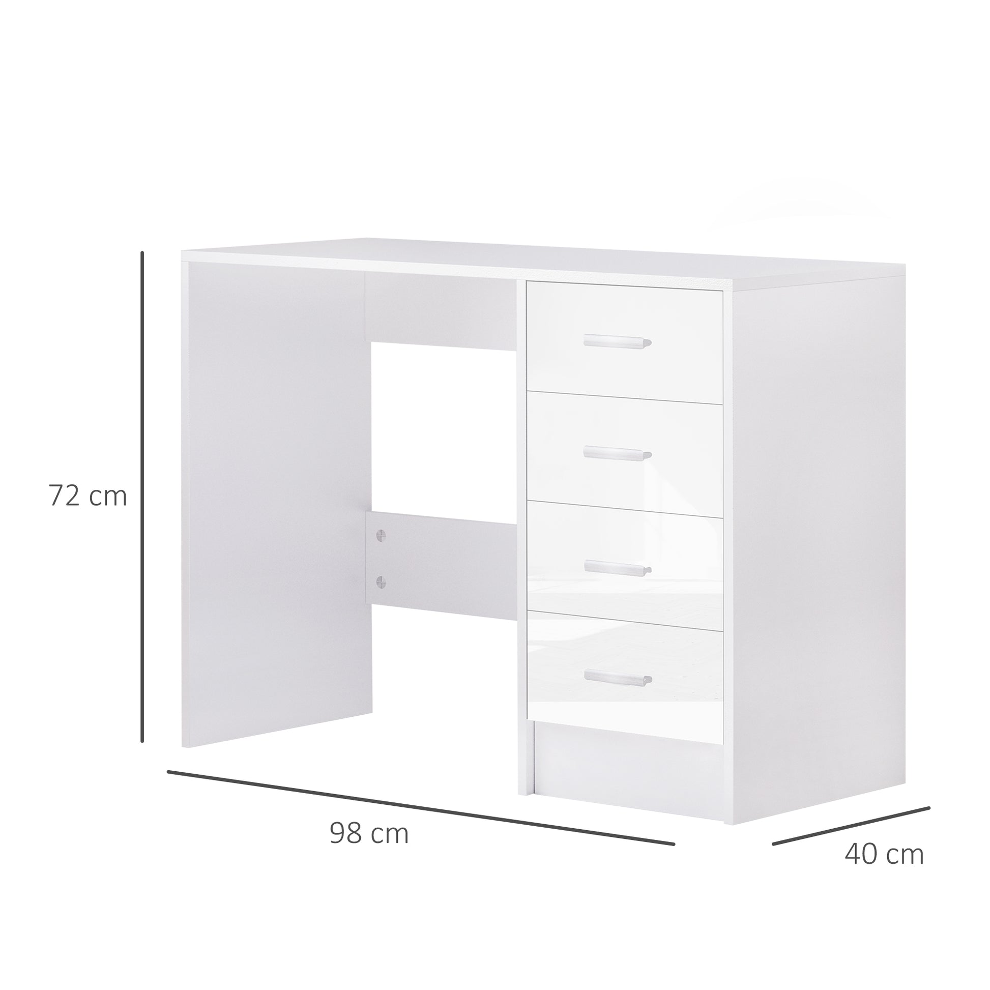 Homcom Computer Desk with Drawers