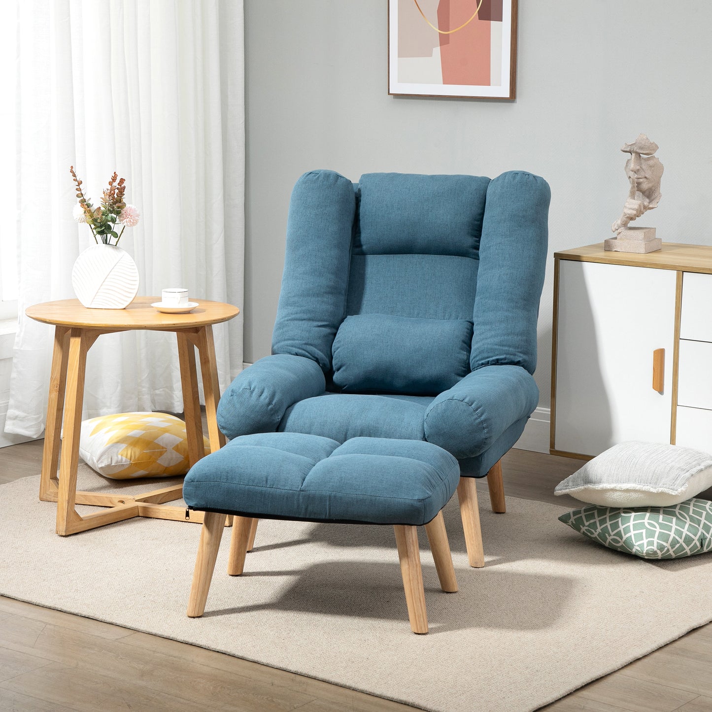 Homcom Three-Position Reclining Armchair