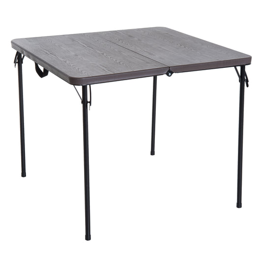 Outsunny 2.8FT Metal Portable Picnic Table Outdoor Furniture