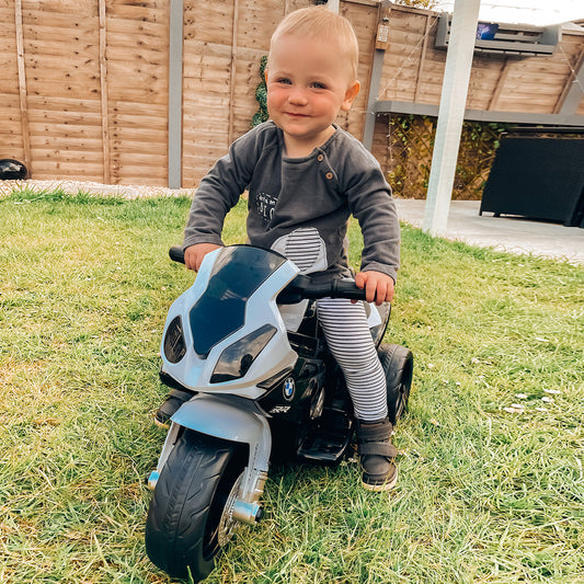 Homcom Electric Kids Ride on BMW Motorbike W/Headlights and Music