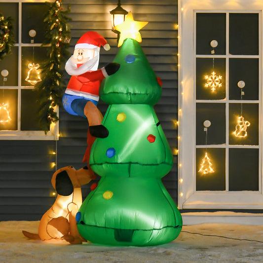 Homcom 6FT Inflatable Christmas Tree