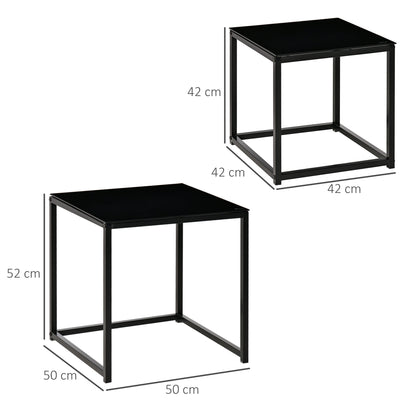 Homcom Nest of 2 Side Tables