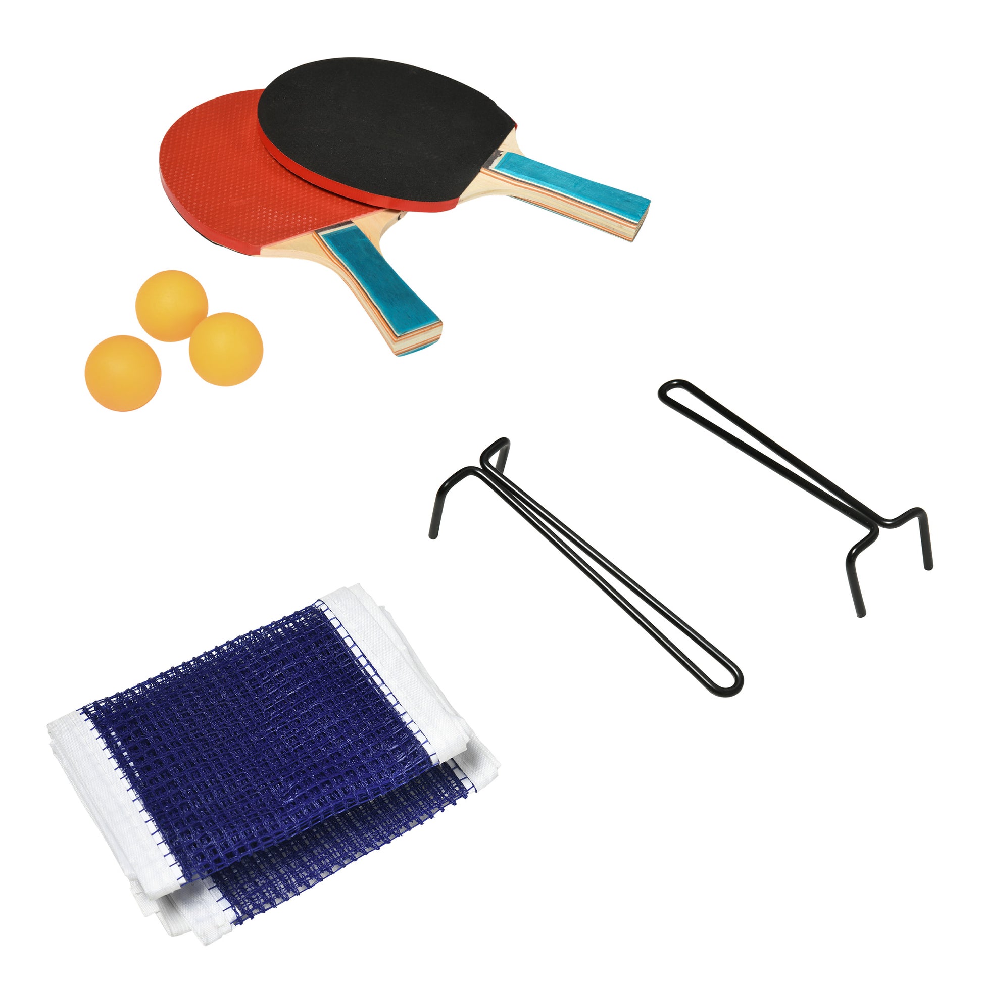 Folding 2.7 x 1.5M Table Tennis Set Green & Black by Sportnow