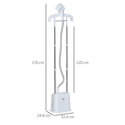 Homcom Upright Garment Clothes Steamer with 6 Steam Setting