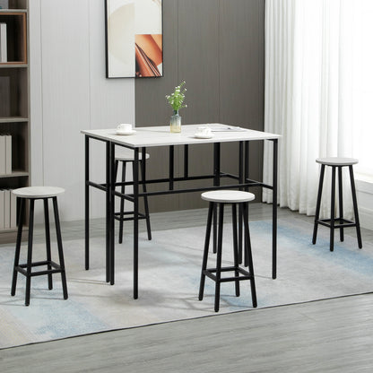 Homcom 6-Piece Bar Table Set