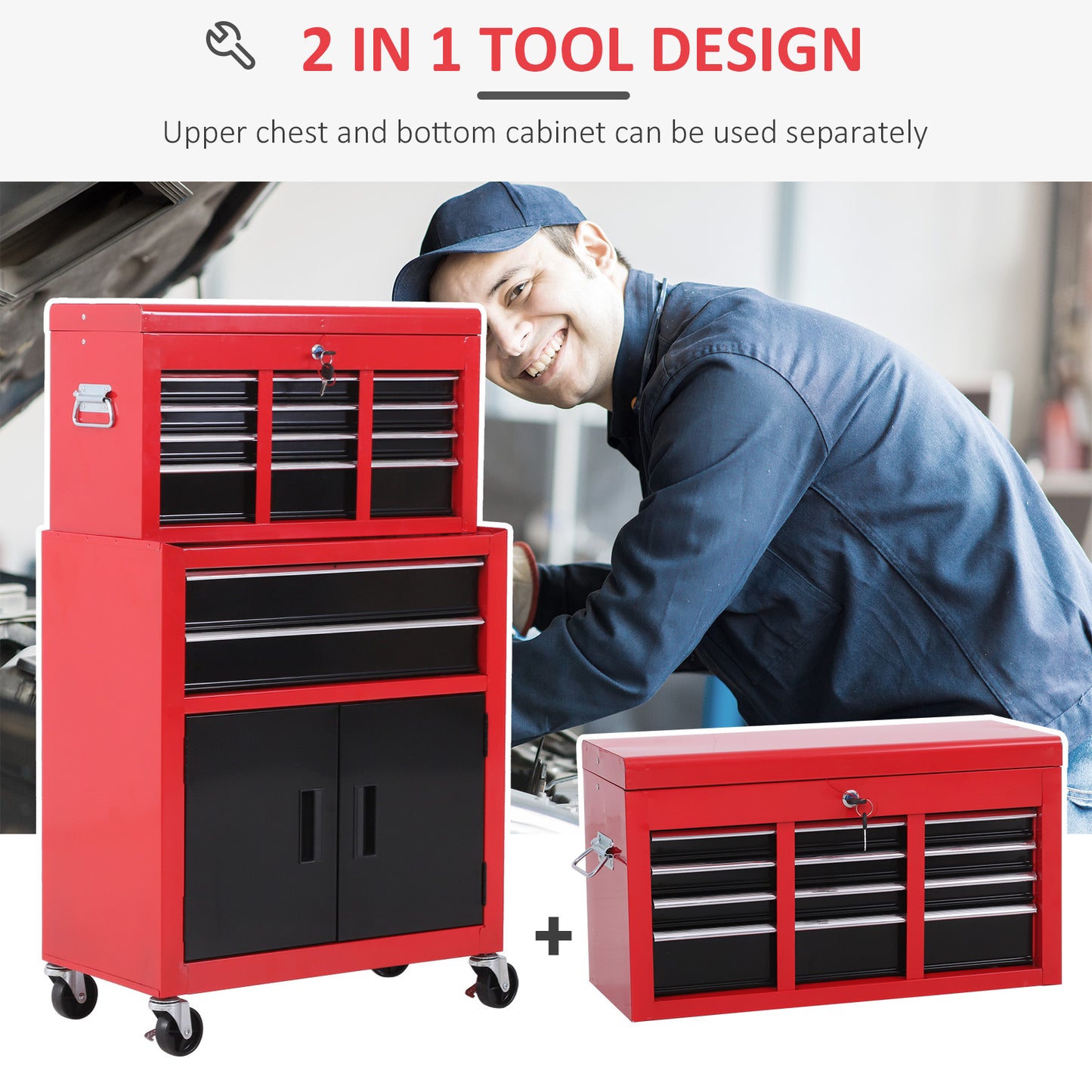 Homcom Tool Chest