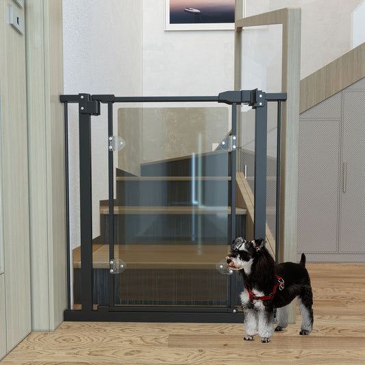 PawHut Pressure Fit Safety Gate for Doorways and Staircases