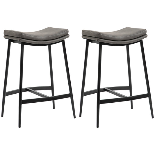 Homcom Breakfast Bar Stools Set of 2