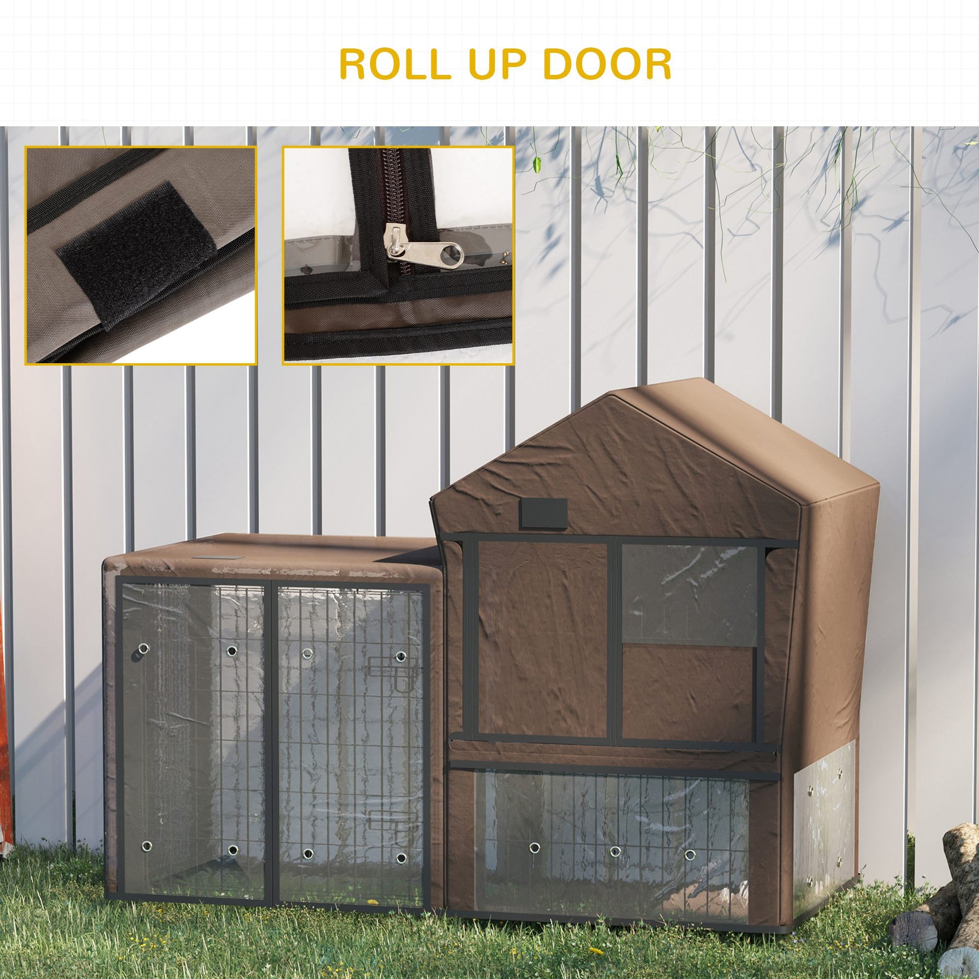 PawHut Rabbit Hutch Cover