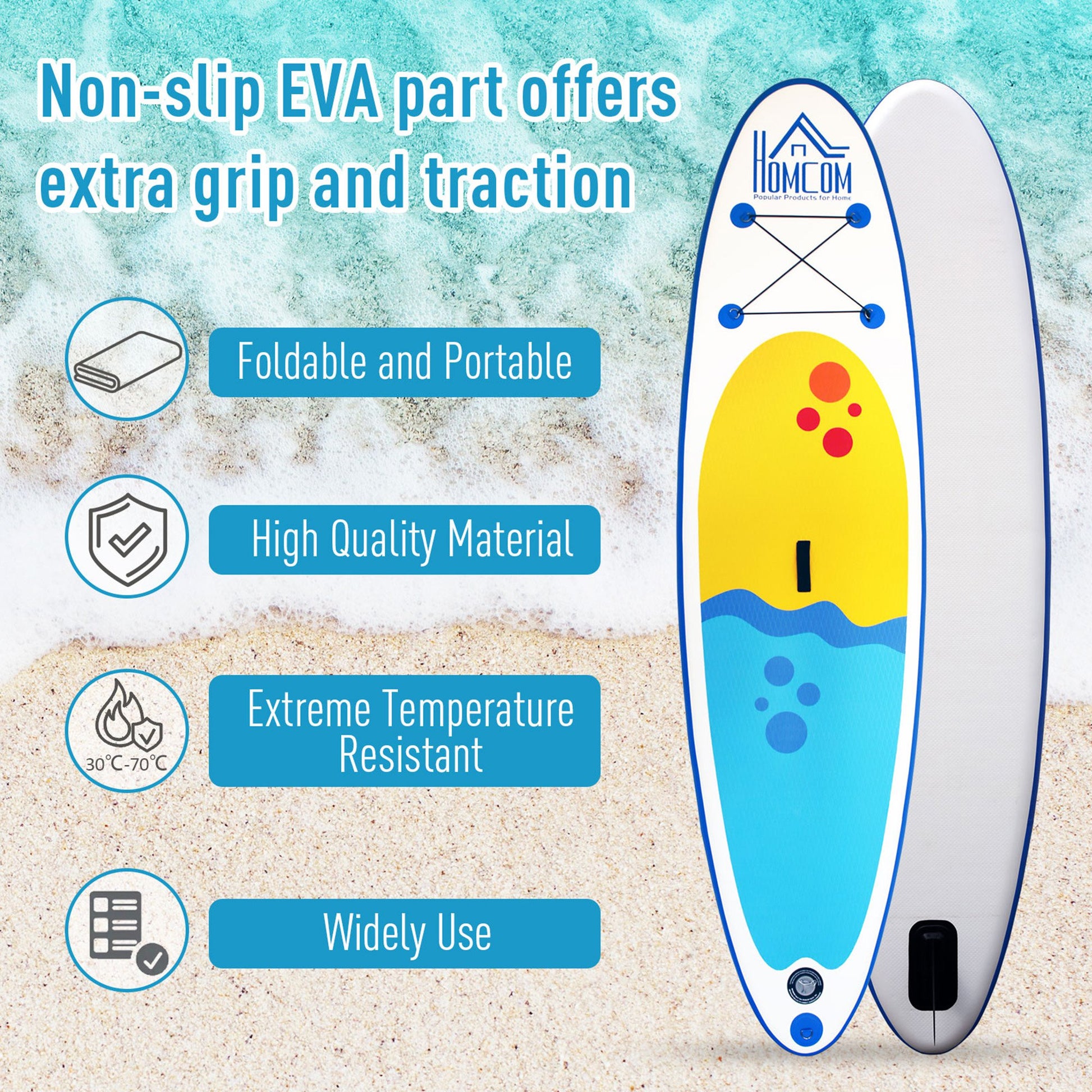 Homcom Inflatable Stand Up Paddle Board