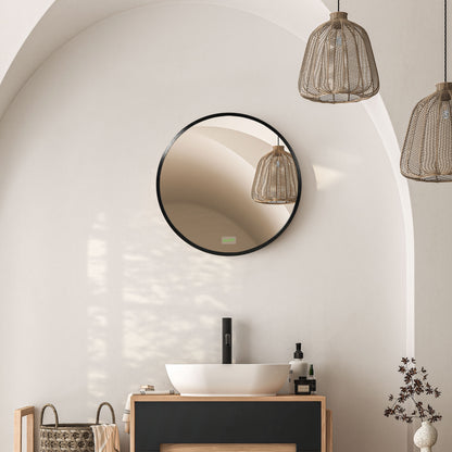 kleankin Round Bathroom Mirror