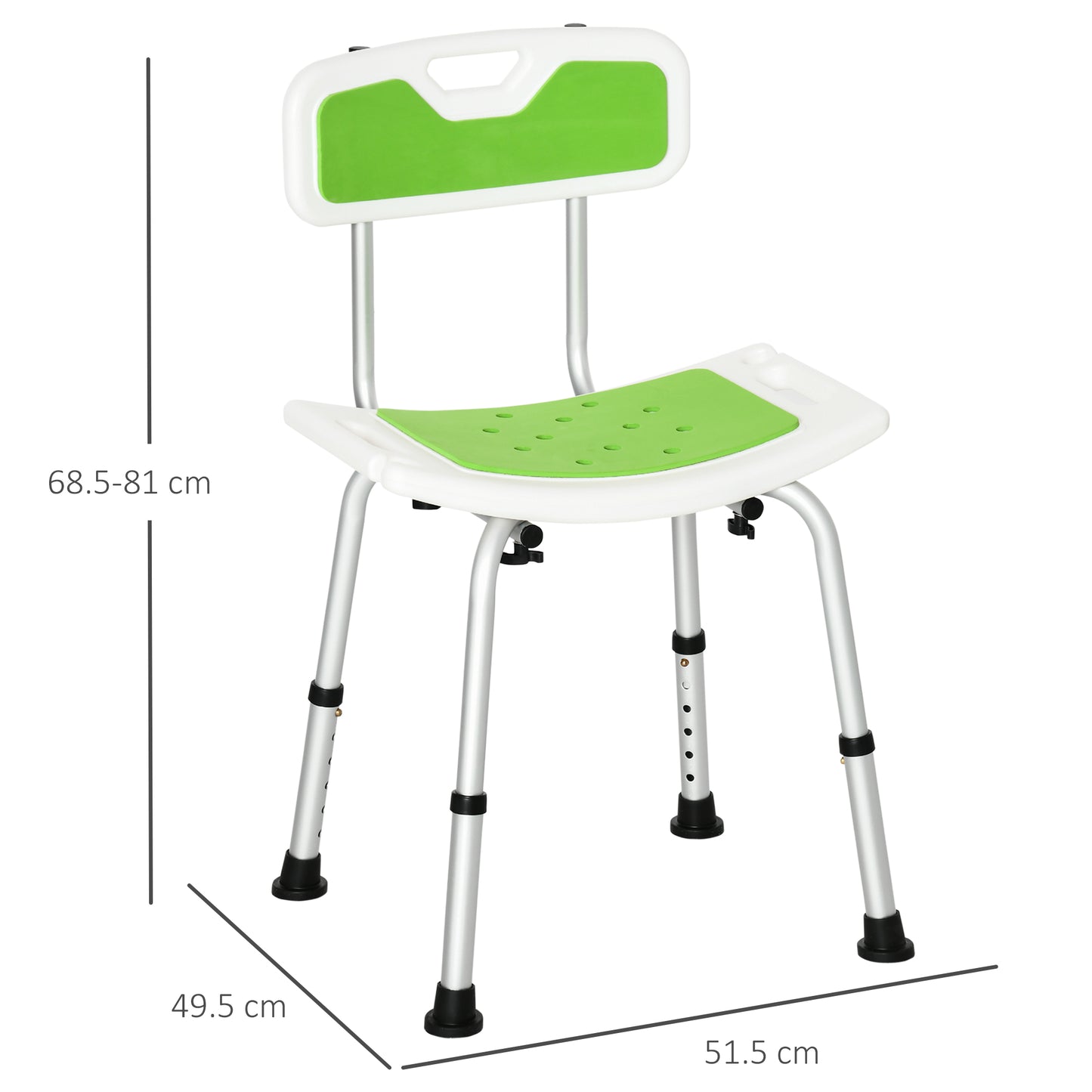 Homcom Shower Chair for the Elderly and Disabled