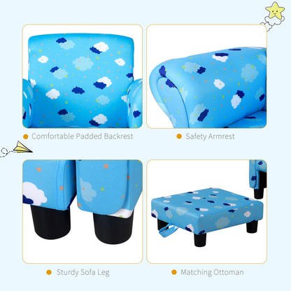 Homcom Kids Star and Cloud Armchair