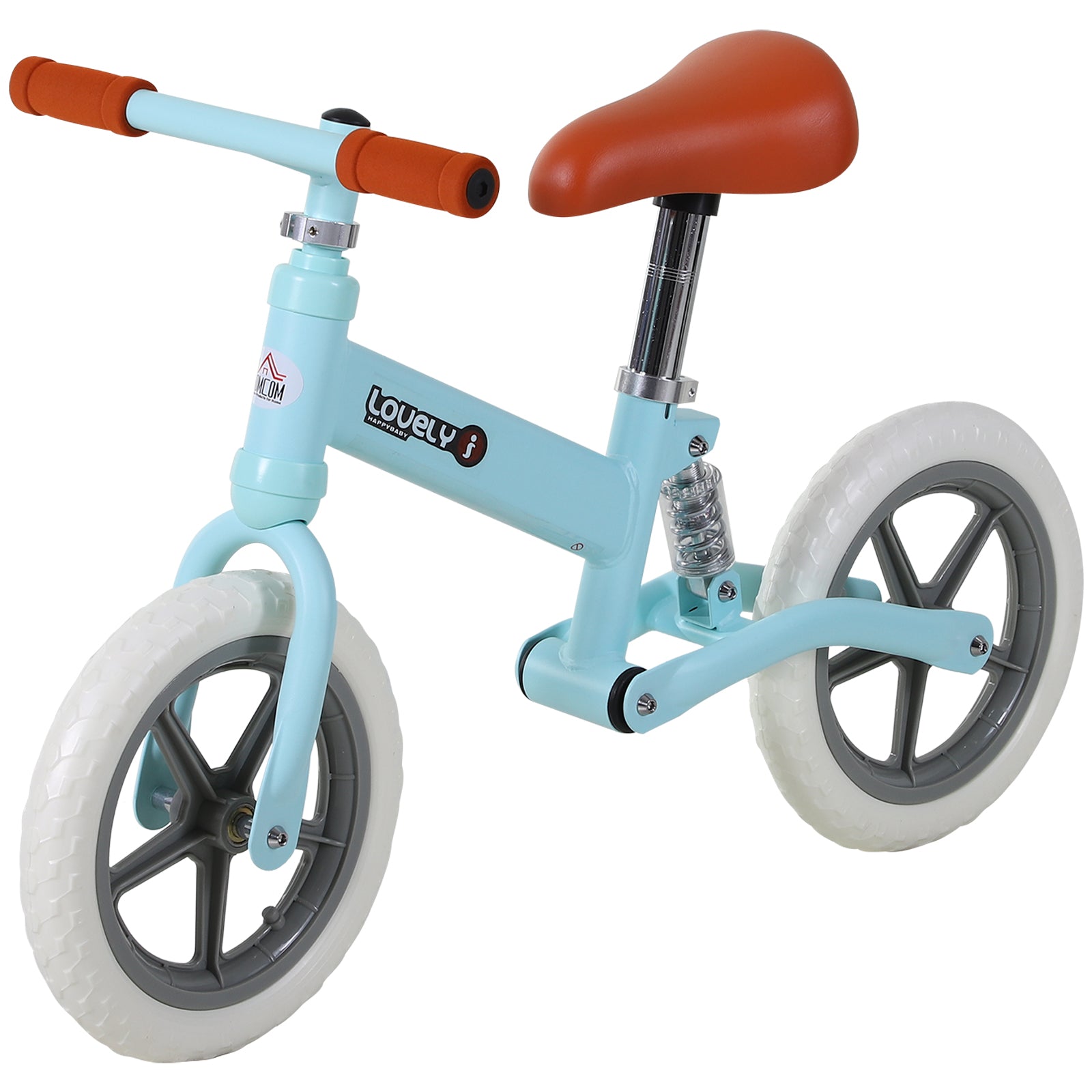 Homcom Toddler Balance Bike No Pedal Walk Training Blue