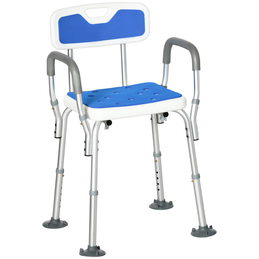 Homcom EVA Padded Shower Chair for the Elderly and Disabled