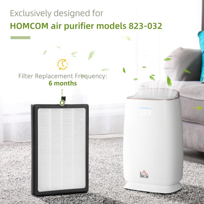 Homcom Air Purifier Filters Replacement for 823-032V70WT