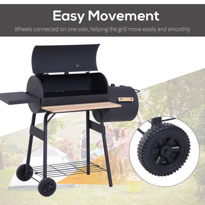 Outsunny Portable Charcoal BBQ Grill