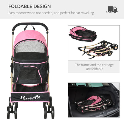 PawHut Detachable Pet Stroller