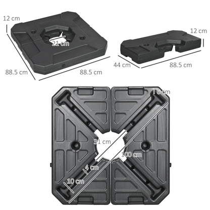 Outsunny Umbrella Weights for Cantilever Parasols