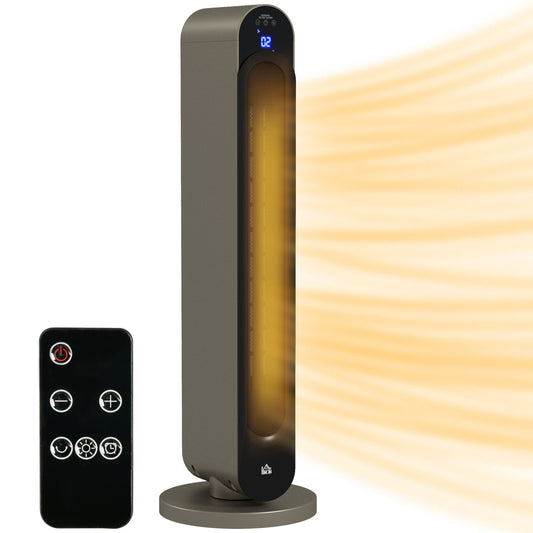 2kW PTC Ceramic Tower Heater, 10-35°C Temperature Range-0