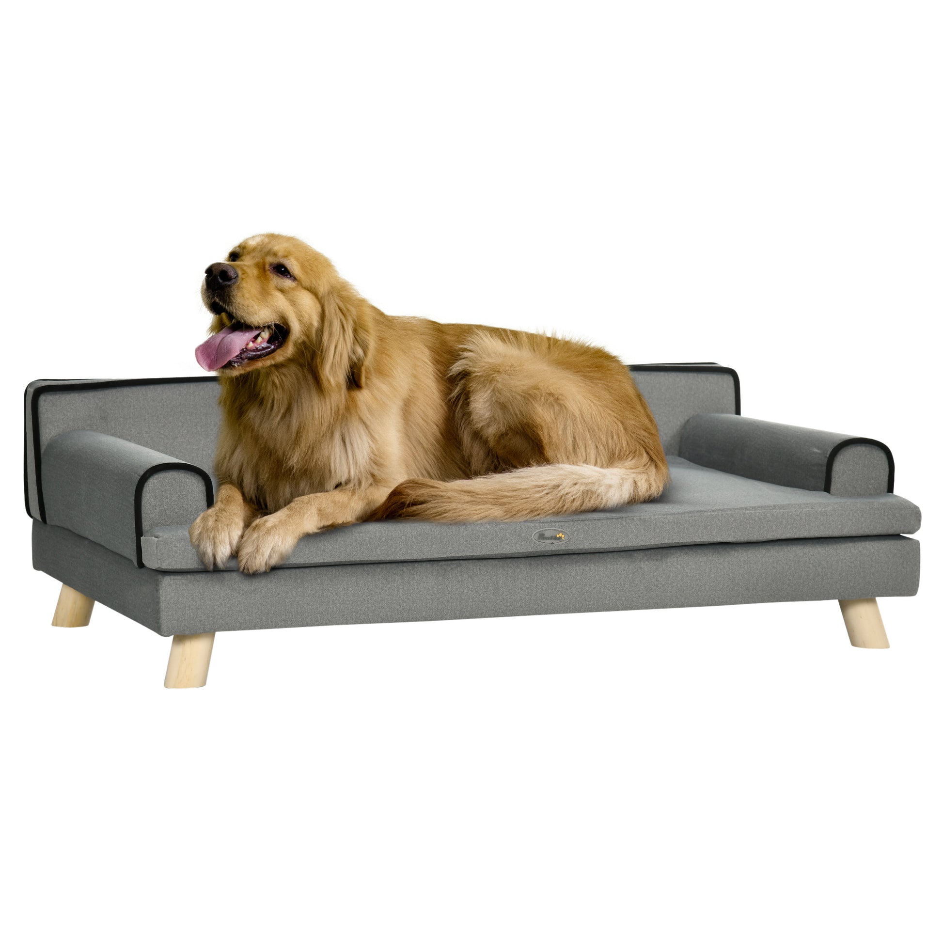 PawHut Dog Sofa with Legs Water-resistant Fabric