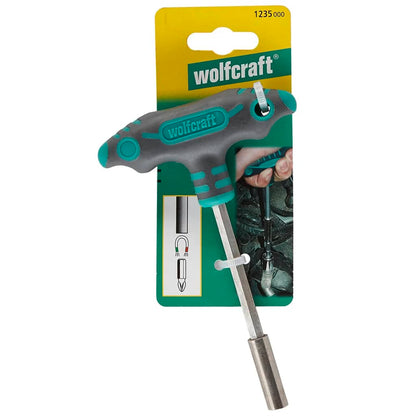 Wolfcraft T-handle Screwdriver with Bit Holder 1235000