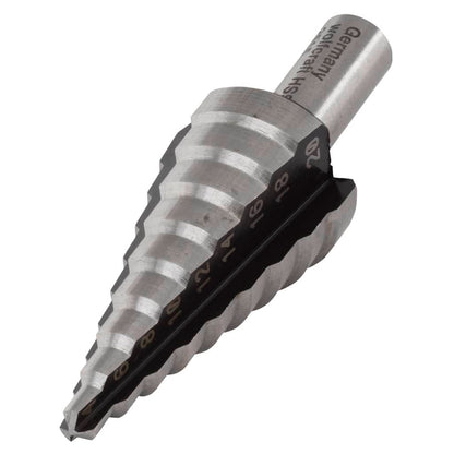 Wolfcraft Step Drill Bit 8 mm 4-20 mm HSS Grey 2515000