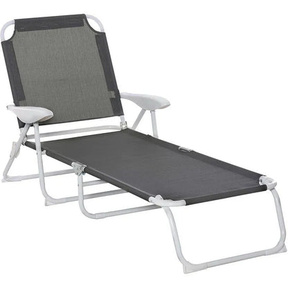 Outsunny Foldable Sun Lounger