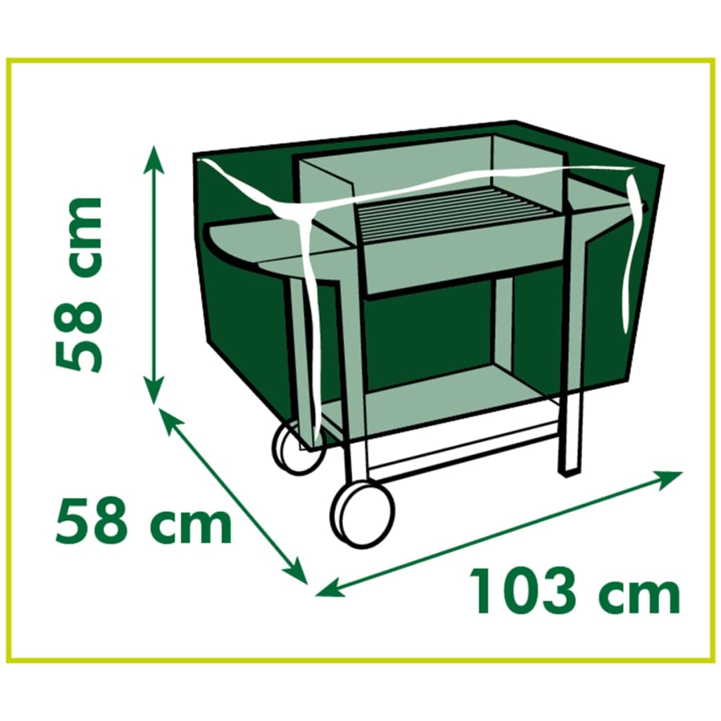 Nature Protective Cover for Gas BBQs 103x58x58 cm