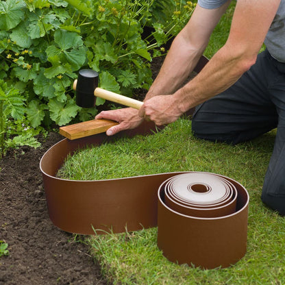 Nature Garden Border Edging 0.15x10 m Terracotta