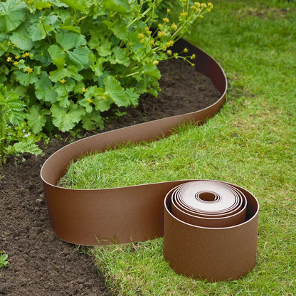 Nature Garden Border Edging 0.15x10 m Terracotta