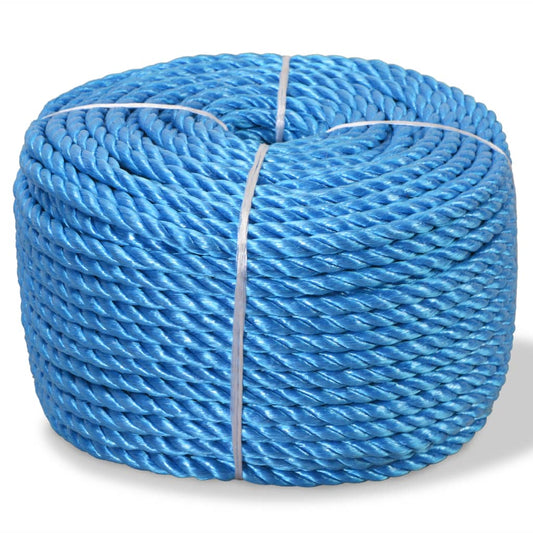 Twisted Rope Polypropylene 6 mm 200 m Blue