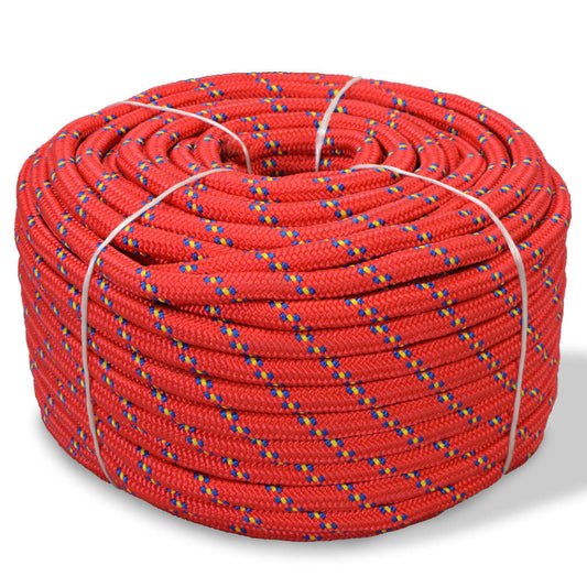 Marine Rope Polypropylene 6 mm 500 m Red