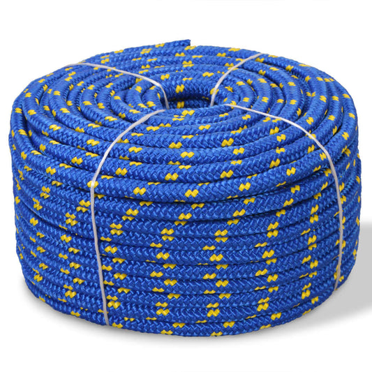 Marine Rope Polypropylene 10 mm 250 m Blue