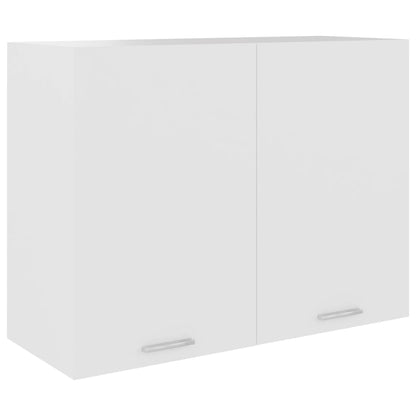 Hanging Cabinet White 80x31x60 cm Engineered Wood