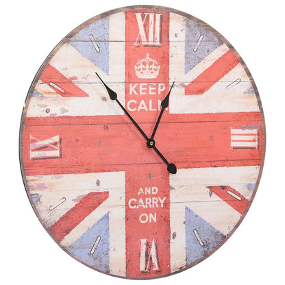 Vintage Wall Clock UK 60 cm