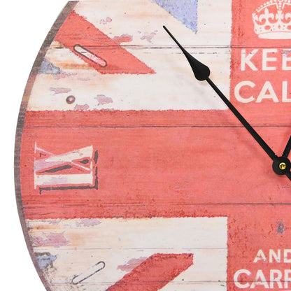 Vintage Wall Clock UK 60 cm