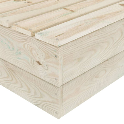 Garden Table 60x60x30 cm Impregnated Spruce Wood
