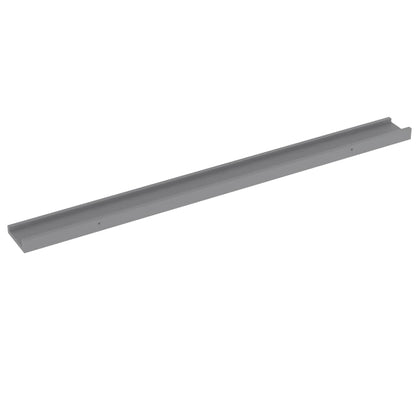 Wall Shelves 2 pcs Grey 100x9x3 cm