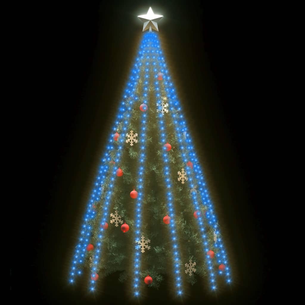 Tree Lights with 500 LEDs Blue 500 cm Indoor Outdoor
