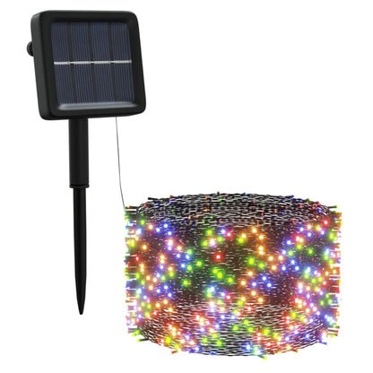 Solar Fairy Lights 5 pcs 5x200 LED Colourful Indoor Outdoor