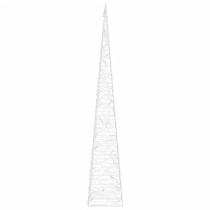 Acrylic Decorative LED Light Cone Cold White 60 cm