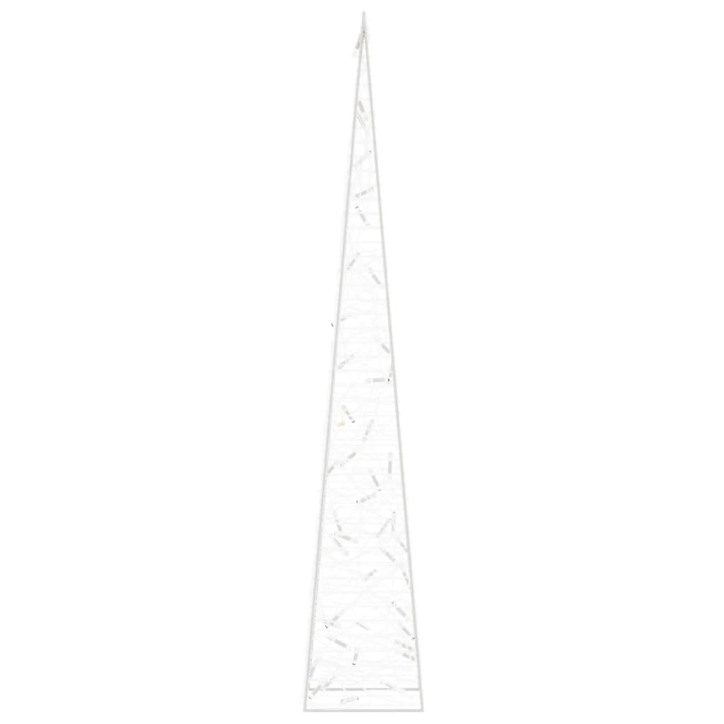 Acrylic Decorative LED Light Cone Warm White 90 cm