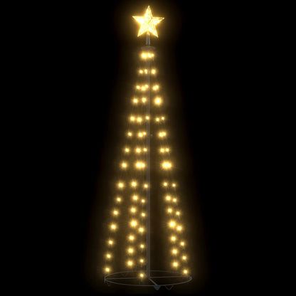 Christmas Cone Tree 70 Warm White LEDs Decoration 50x120 cm