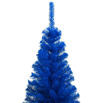 Artificial Pre-lit Christmas Tree with Ball Set Blue 240 cm PVC