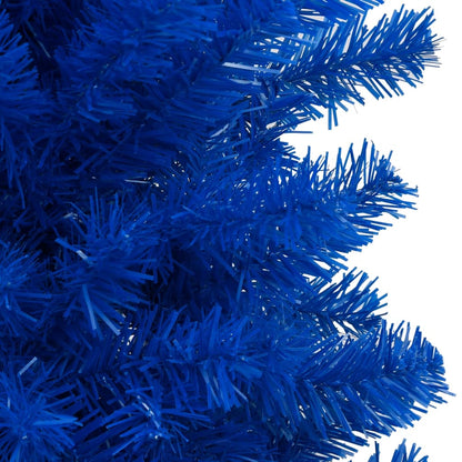 Artificial Pre-lit Christmas Tree with Ball Set Blue 240 cm PVC