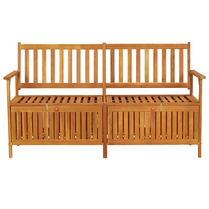 Storage Bench 148 cm Solid Wood Acacia