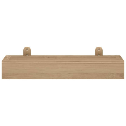 Wall Shelves 2 pcs 40x15x4 cm Solid Wood Teak