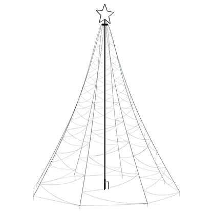 Christmas Tree with Spike Warm White 1400 LEDs 500 cm