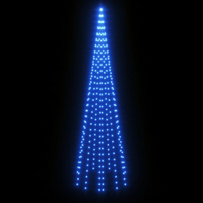 Christmas Tree on Flagpole Blue 310 LEDs 300 cm